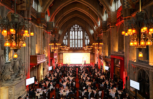 本次大会在伦敦金融城市政厅隆重举行