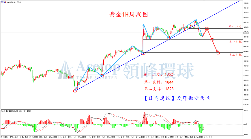 领峰环球-黄金走势图 领峰环球-黄金走势图