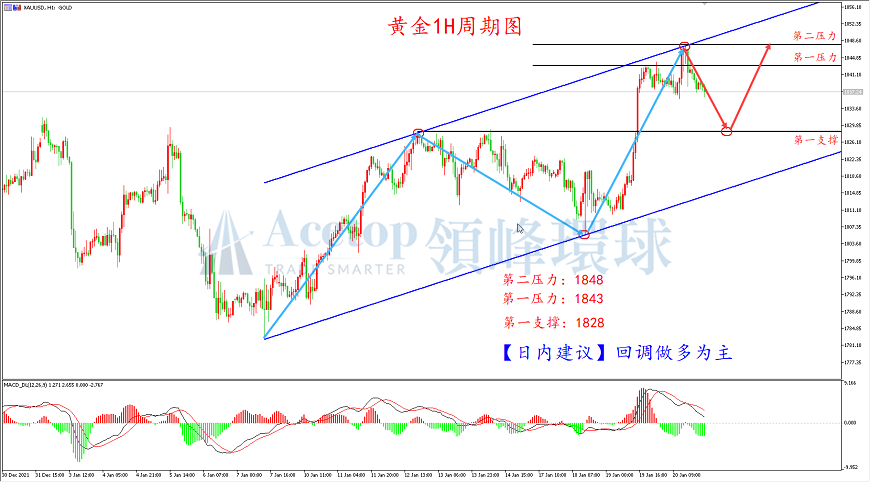 领峰环球-黄金走势图 领峰环球-黄金走势图
