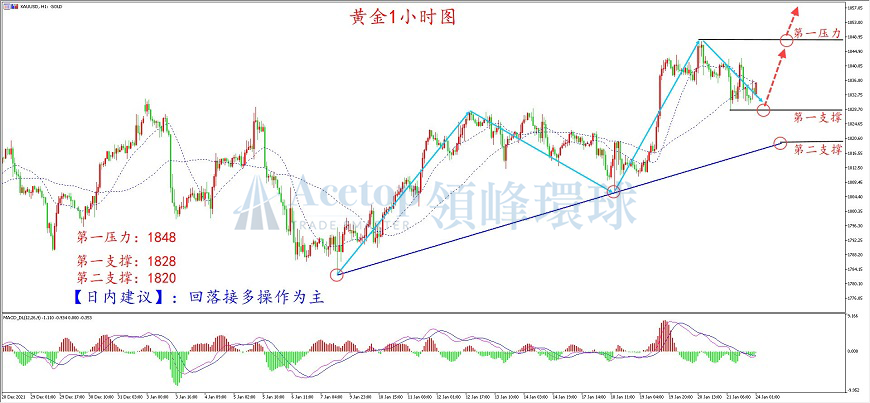 领峰环球-黄金走势图 领峰环球-黄金走势图